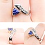 Ring .25ctw Round Diamonds .90ct Tanzanite 14ktt sz7.4 225010181