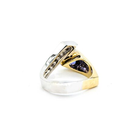 Ring .25ctw Round Diamonds .90ct Tanzanite 14ktt sz7.4 225010181
