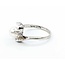 Ring .02ctw Single Cut Diamonds 6.5mm Akoya Pearl 14kw sz7.5 225010178