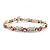 Bracelet .90ctw Round Diamonds 8.10ctw Pink Tourmaline 14ktt 7.25" 7mm 225023252