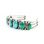 Bracelet Navajo Turquoise SS 7" 17.5mm 225013901