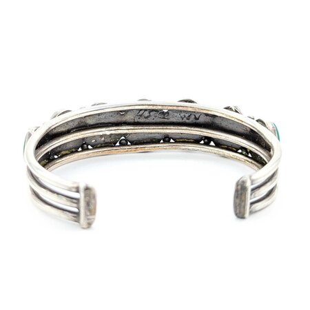 Bracelet Navajo Turquoise SS 7" 17.5mm 225013901