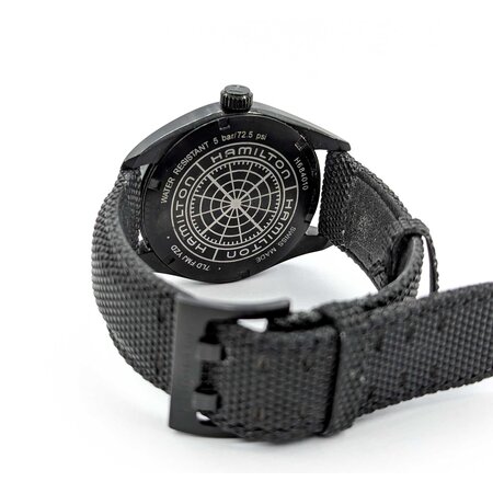 Watch Hamilton Khaki Black H684010 40mm Stainless Leather/Nylon Strap Watch Only 225016605