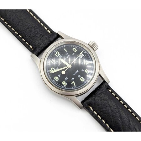 Watch Hamilton Khaki 6359 34mm Stainless Leather Strap Watch Only 225016603