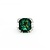 Ring 1.25ctw Round/Princess Diamond 14ct Green Fluorite 18ky 15mm Sz3.75 18.3g 225010032