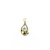 Pendant Swirl .15ct Round Diamond 17x8mm 14ky " 225011009