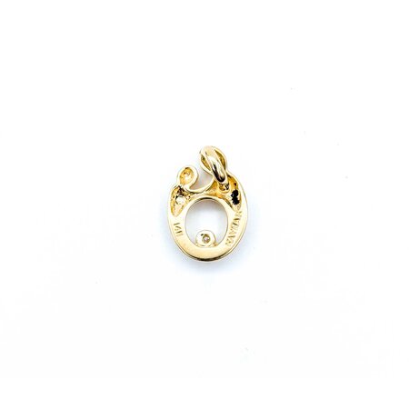 Pendant Mother and Child .02ct Round Diamond 14.5x10mm 14ky " 225011008