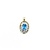 Pendant .06ctw Round Diamonds 1.00ct Topaz 20x12mm 14ky " 225011259