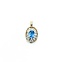 Pendant .06ctw Round Diamonds 1.00ct Topaz 20x12mm 14ky " 225011259