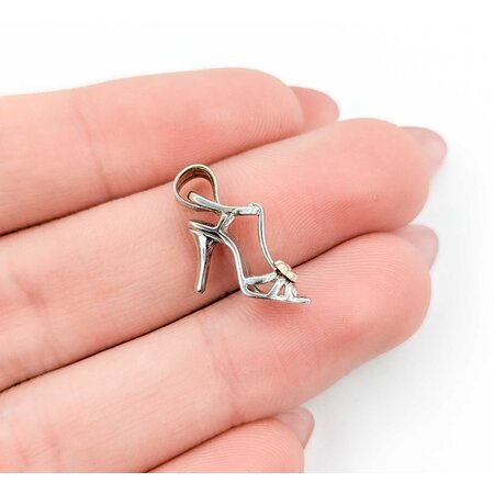 Pendant High Heel Shoe 22x5mm 14ktt " 225011506