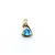 Pendant .08ctw Round Diamonds 2.20ct Topaz 22.5x13.5mm 14ky " 225011262