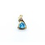 Pendant .08ctw Round Diamonds 2.20ct Topaz 22.5x13.5mm 14ky " 225011262