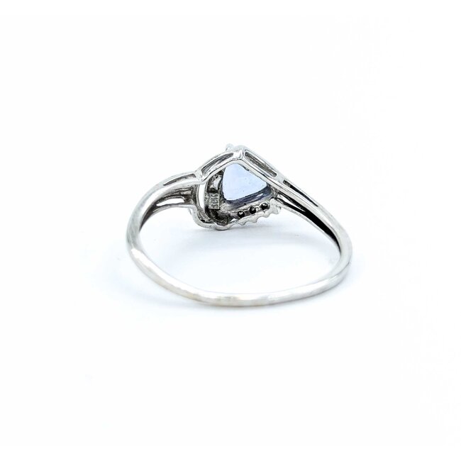 Ring .01ctw Single Cut Diamonds .70ct Tanzanite 10kw sz9 225010169