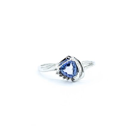 Ring .01ctw Single Cut Diamonds .70ct Tanzanite 10kw sz9 225010169