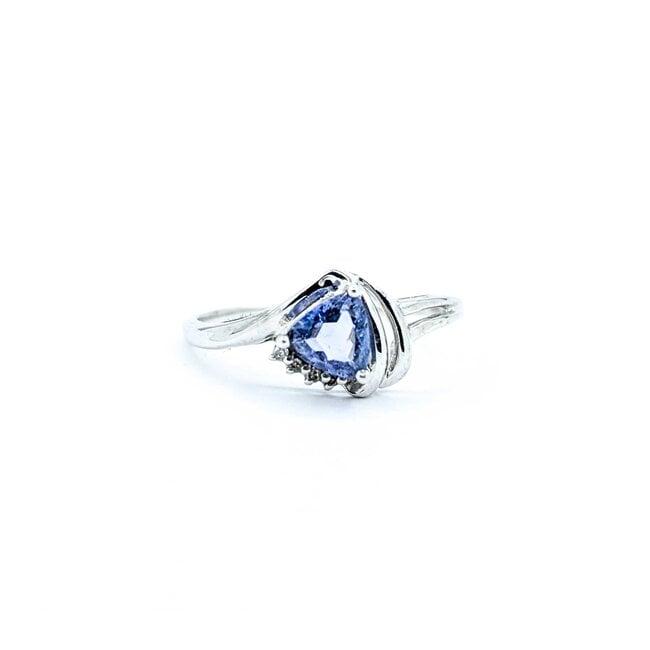 Ring .01ctw Single Cut Diamonds .70ct Tanzanite 10kw sz9 225010169
