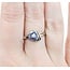 Ring .01ctw Single Cut Diamonds .70ct Tanzanite 10kw sz9 225010169