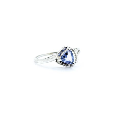 Ring .01ctw Single Cut Diamonds .70ct Tanzanite 10kw sz9 225010169