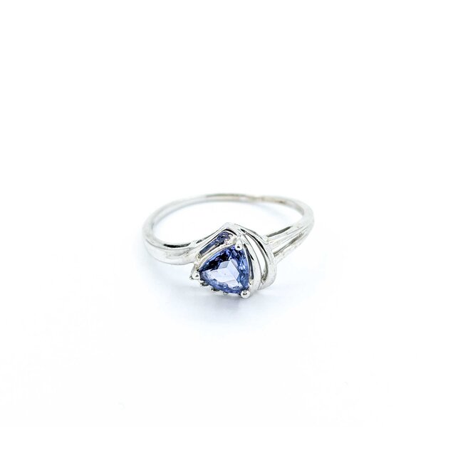 Ring .01ctw Single Cut Diamonds .70ct Tanzanite 10kw sz9 225010169
