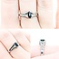 Ring .05ctw Single Cut Diamonds .32ct Sapphire 10kw sz7 225010168