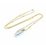 Pendant W/Box Chain .66ctw Round/Baguette Diamond 14ktt 24.5x6.5mm 18" 5.8g 225010029