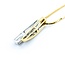 Pendant W/Box Chain .66ctw Round/Baguette Diamond 14ktt 24.5x6.5mm 18" 5.8g 225010029