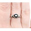 Ring .03ctw Single Cut Diamond .95ct Sapphire 10ky sz9 225010166
