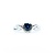 Ring .03ctw Single Cut Diamond .95ct Sapphire 10ky sz9 225010166