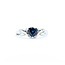 Ring .03ctw Single Cut Diamond .95ct Sapphire 10ky sz9 225010166