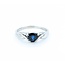 Ring .03ctw Single Cut Diamond .95ct Sapphire 10ky sz9 225010166
