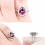 Ring Diamond Halo .64ctw Round Diamonds 1.56ct Ruby 14kw 12x9mm Sz4.25 3.37g 225010057