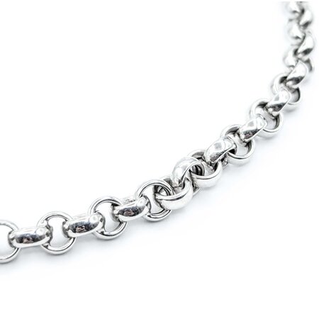 Necklace Rolo Toggle 18ky/Platinum 18" 6mm 28.12g 225012503