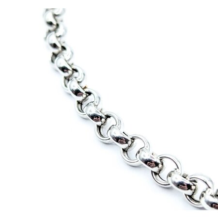 Necklace Rolo Toggle 18ky/Platinum 18" 6mm 28.12g 225012503