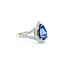 Ring Diamond Halo .35ctw Round Diamonds 4.75ct Blue Tanzanite 14yg .6x.5" Sz9 5.11g 225010058