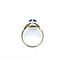 Ring Diamond Halo .35ctw Round Diamonds 4.75ct Blue Tanzanite 14yg .6x.5" Sz9 5.11g 225010058