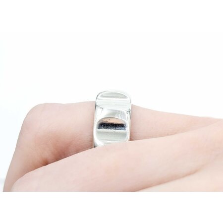 Ring Tiffany & Co SS 8.5mm sz6.25 12.03g 225010046