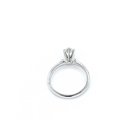 Ring Solitaire .50ct Round Diamond 14kw 5mm Sz4.5 2.1g 225010034