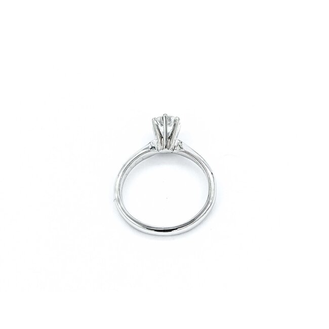 Ring Solitaire .50ct Round Diamond 14kw 5mm Sz4.5 2.1g 225010034