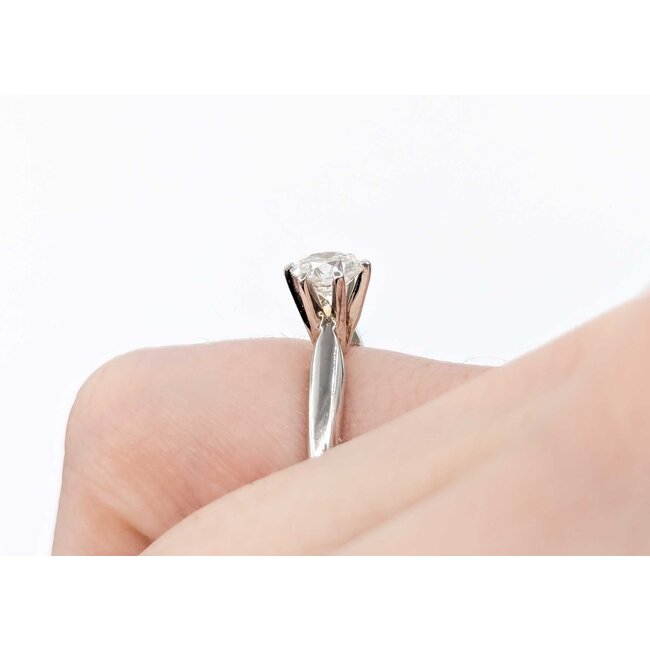 Ring Solitaire .50ct Round Diamond 14kw 5mm Sz4.5 2.1g 225010034