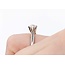 Ring Solitaire .50ct Round Diamond 14kw 5mm Sz4.5 2.1g 225010034