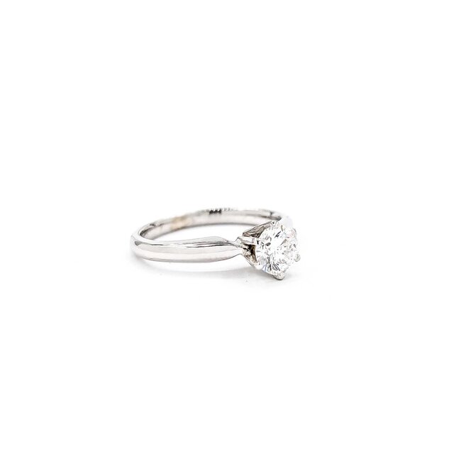 Ring Solitaire .50ct Round Diamond 14kw 5mm Sz4.5 2.1g 225010034