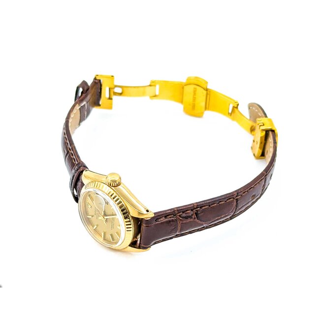 Watch Rolex 1978 M#6917 26mm 18ky Leather Strap Watch Only 224126606