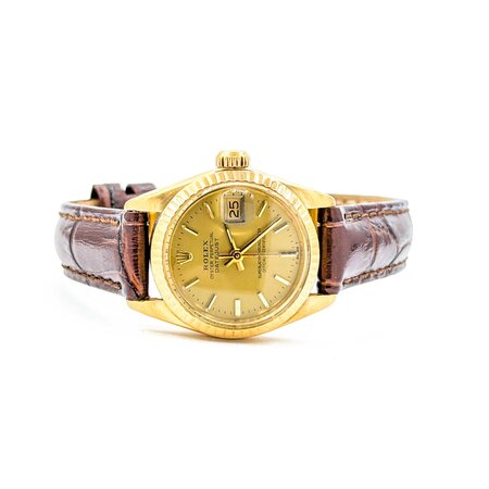Watch Rolex 1978 M#6917 26mm 18ky Leather Strap Watch Only 224126606