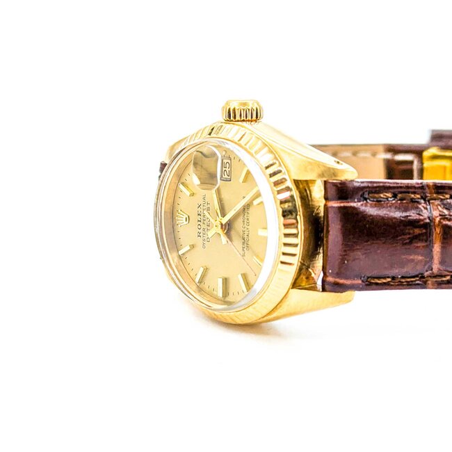 Watch Rolex 1978 M#6917 26mm 18ky Leather Strap Watch Only 224126606