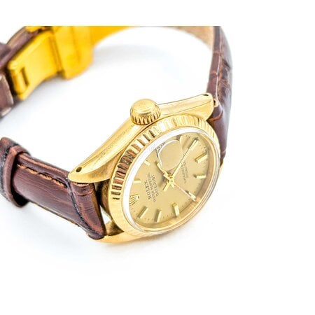 Watch Rolex 1978 M#6917 26mm 18ky Leather Strap Watch Only 224126606