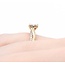 Ring Illusion Set .50ctw Princess Diamond 14kr 5mm Sz5 2.59g 225010039