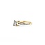 Ring Illusion Set .50ctw Princess Diamond 14kr 5mm Sz5 2.59g 225010039