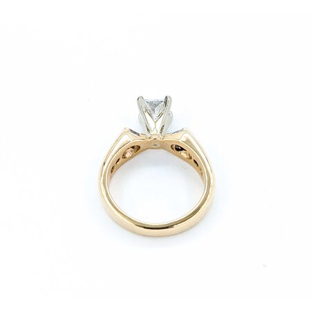 Ring Engagement .75ct Princess Diamond .50ctw Diamonds 14ky sz5 225010305
