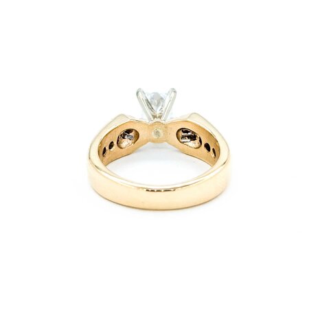 Ring Engagement .75ct Princess Diamond .50ctw Diamonds 14ky sz5 225010305