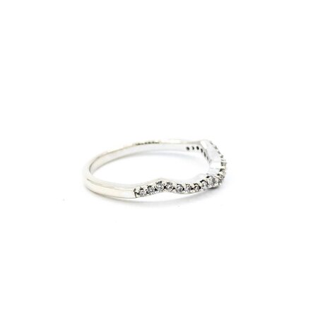 Ring Contour .25ctw Round Diamonds 14kw sz7 2.15 225010048