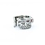 Ring Pave Cable & Channel Set 2.34ctw Round & Baguette Diamonds 2.01ct Rubellite Tourmaline 900pt 13mm Sz6.5 15.46g 225010099